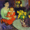 Пабло Пікассо. «Мати та дитя перед вазою квітів» 1901 р.